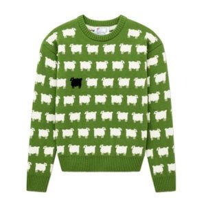 Rowing Blazers / Warm & Wonderful | “Diana Edition” Sheep Sweater in Green